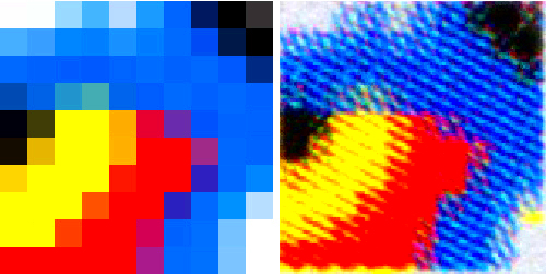 Pixel count pixel density document size dots per inch optical 