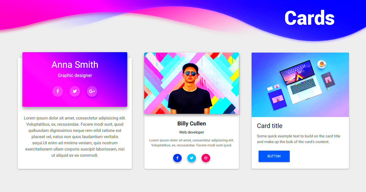 27 Bootstrap Cards  free examples  easy customization