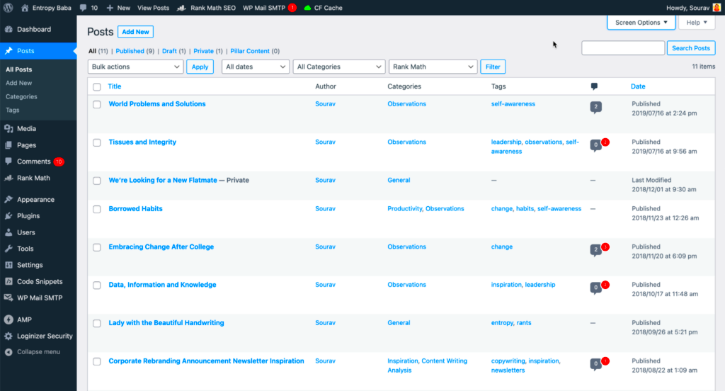 6 tips to customize the WordPress admin to improve productivity  Blog 