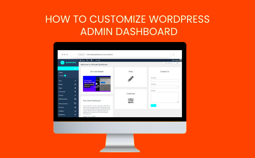 HOW TO CUSTOMIZE WORDPRESS ADMIN DASHBOARD IN 4 STEPS  by Wyatt 