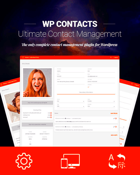 WP Contacts  WordPress Contact Management Plugin  InkThemes