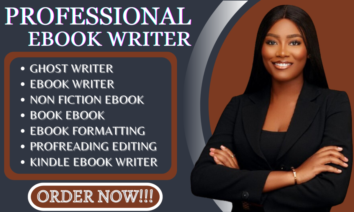 I Will Write a 50,000-Word Non-Fiction eBook as Your Ghostwriter and Format It Professionally