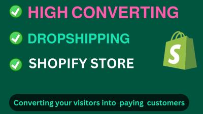 I Will Create an Automated, High-Converting Shopify Dropshipping Store