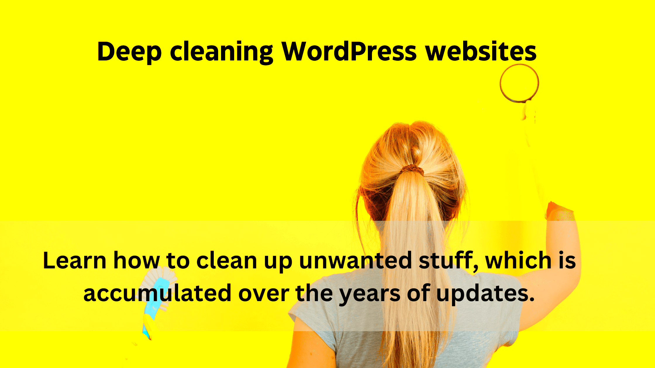 Complete Guide To Cleaning Up Your WordPress Website  Macronimous