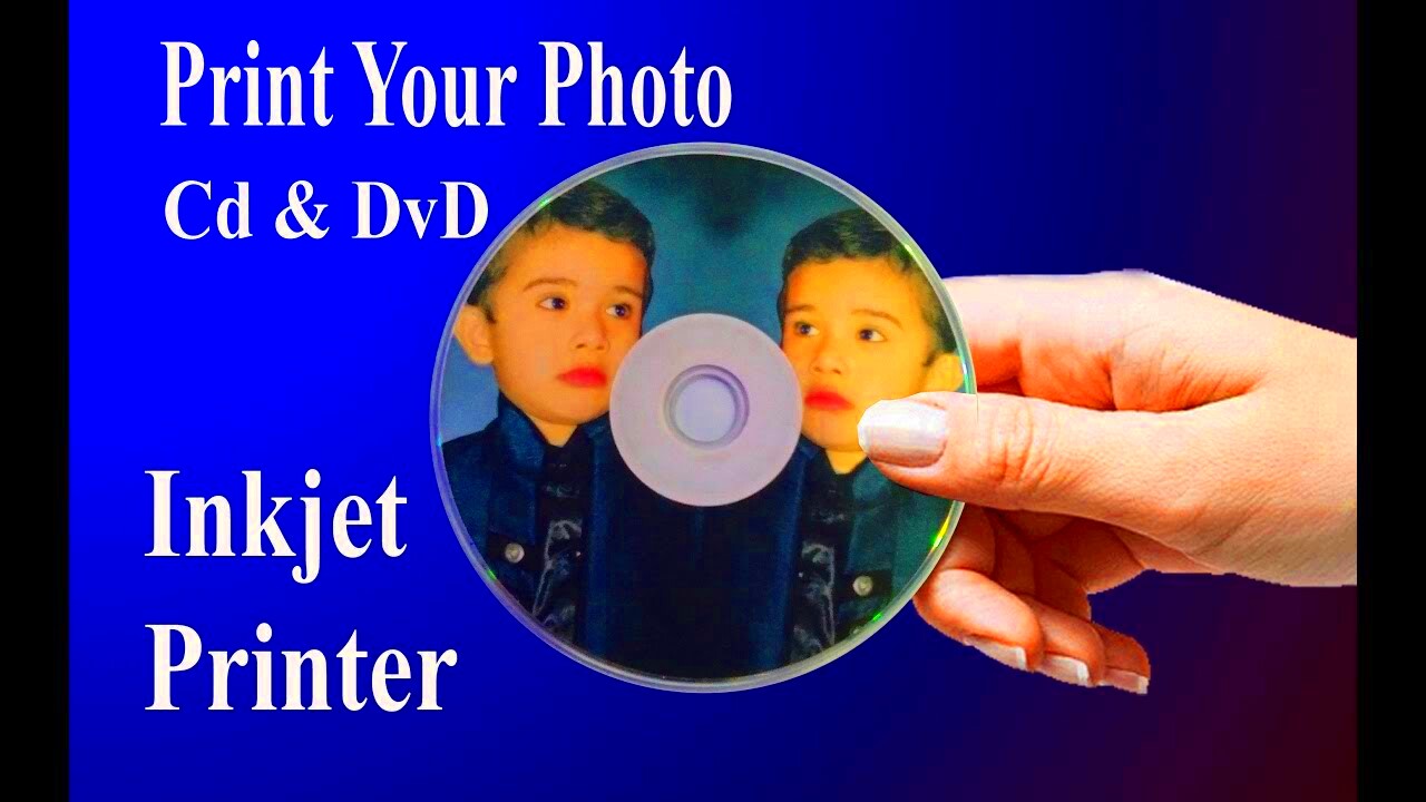 how to print your photo on Cd  Dvd using inkjet printer  YouTube