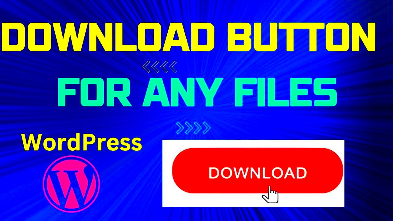 How to add Download Button on Click Any Files in WordPress  YouTube