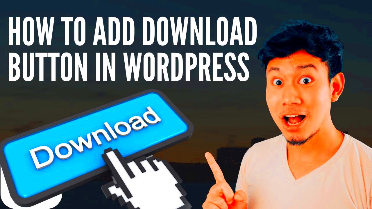 how to add download button in wordpress 2020  download button 