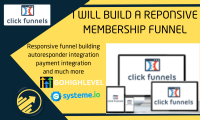 I Will Build a Profitable Sales Funnel Using ClickFunnels, GoHighLevel, Kajabi, or Kartra