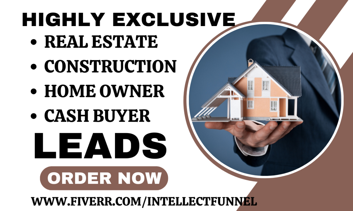 generate real estate construction home owner cash buyer probate leads