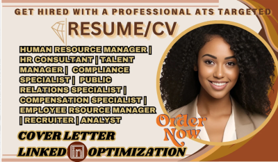 I Will Create a Standout Resume for Human Resource, Public Relations, Talent Management, and Recruiting Professionals