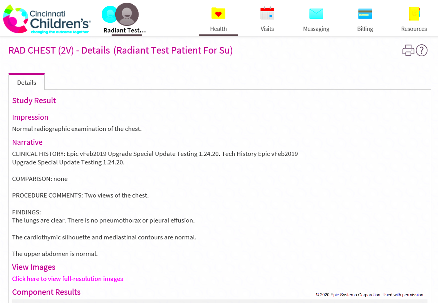 New Features in MyChart Relating to Radiology  Radiating Hope