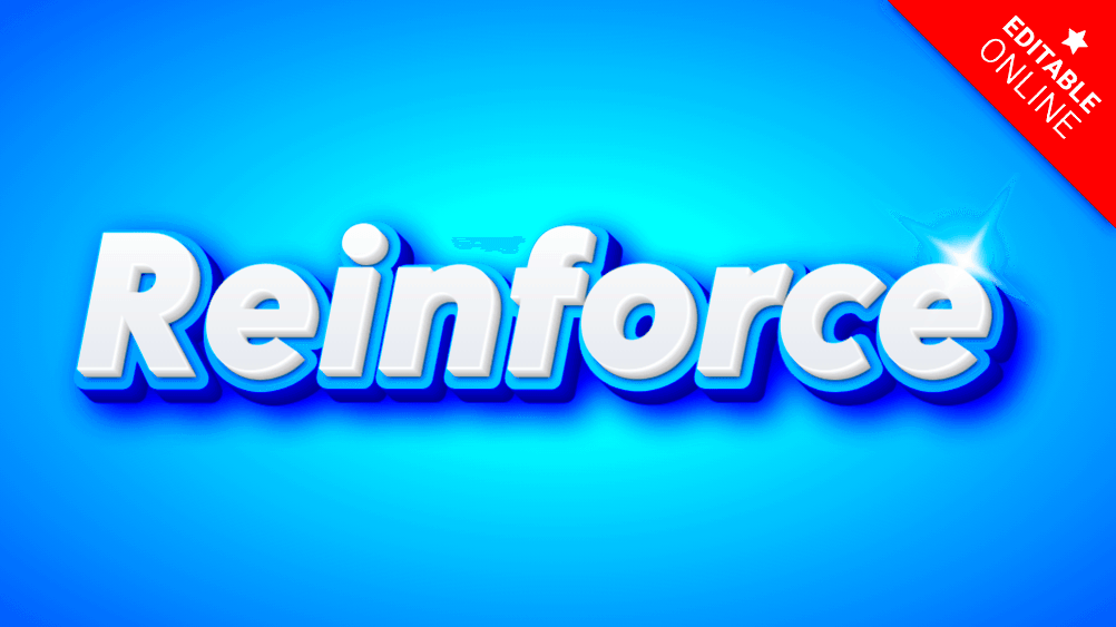 Reinforce  Text Effect Generator  TextStudio