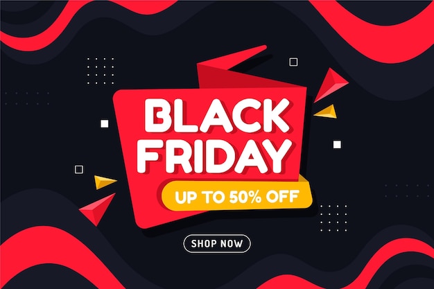 Black Friday Banner Template with Offer – Free Stock Photo, Download for Free