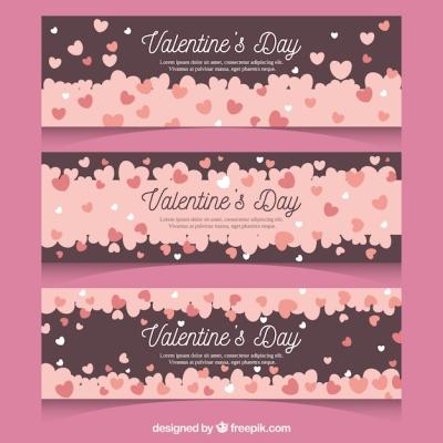 Cute Valentine Banners – Free Download Free Stock Photo