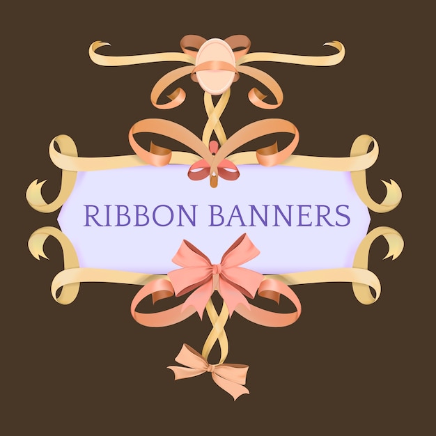 Different Ribbon Banners Vector – Free Download