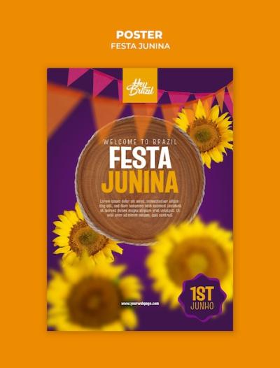 Festa Junina Template Design – Free Download