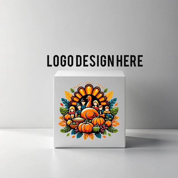 Sunflower Design on White Box – Free Stock Photo for Download