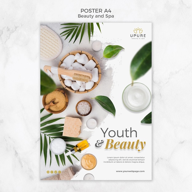 Beauty and Spa Poster Template – Free Download