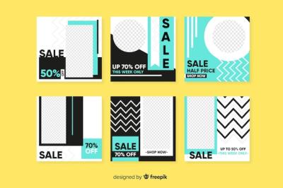 Sale Promotion Banners for Social Media – Free Download