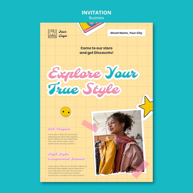 Business Strategy Invitation Template – Free Download