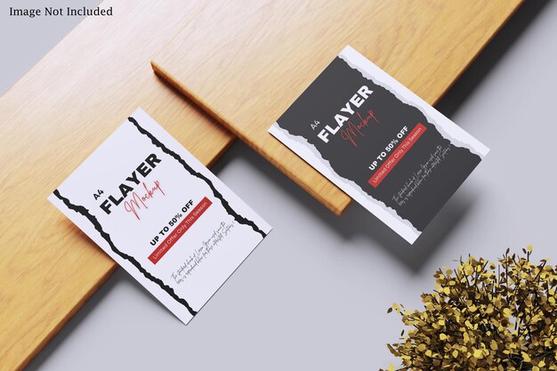 A4 Flyer Mockup – Free Download, Free Stock Photo