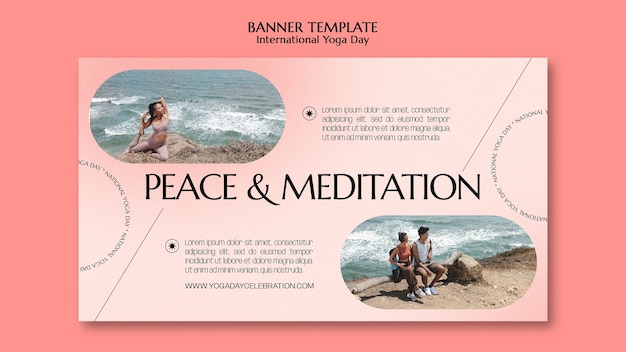 International Yoga Day Banner Template – Free Download