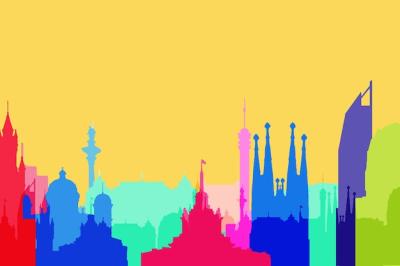 Colorful Vector Templates of Famous Buildings Worldwide – Free to Download