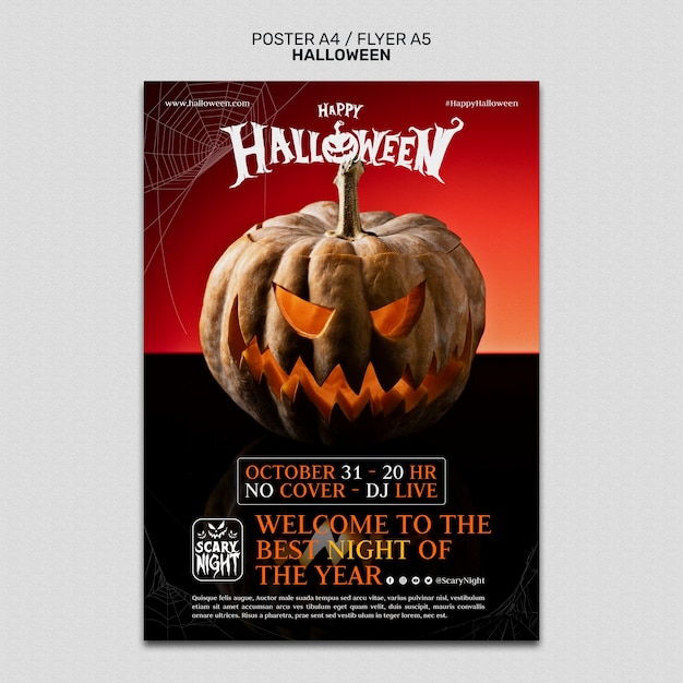 Creative Halloween Template Designs for Free Download