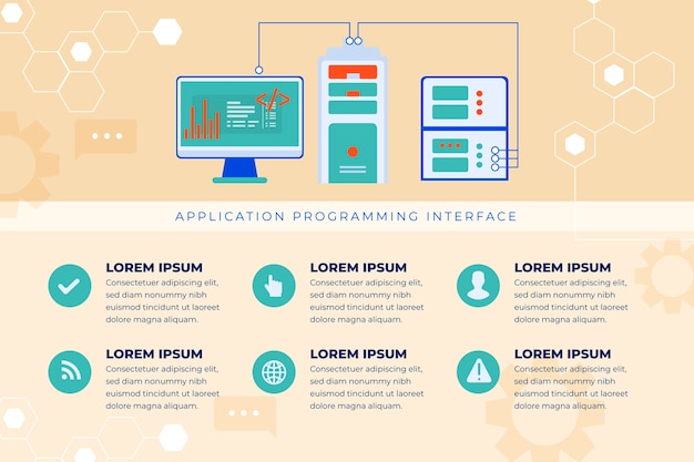 Hand Drawn Flat Design API Infographic – Free Stock Photo, Download for Free