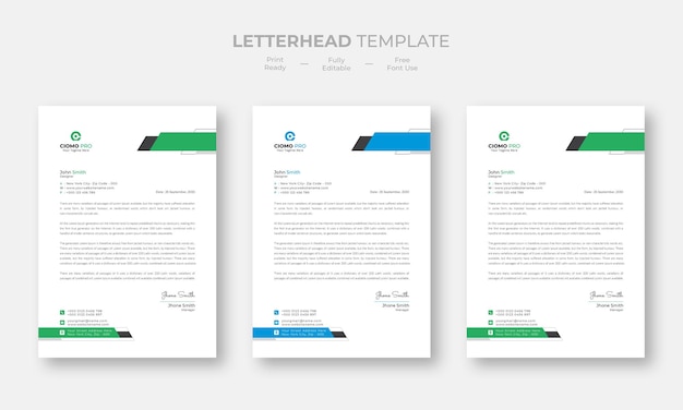 Creative Modern Letterhead Template – Free Stock Photo, Download Free