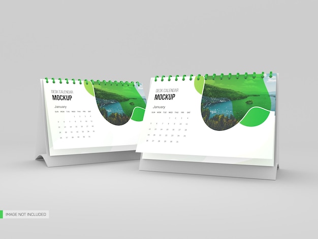 Desk Calendar Mockup – Free Download