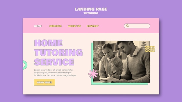 Tutoring Template Design – Download Free Stock Photo