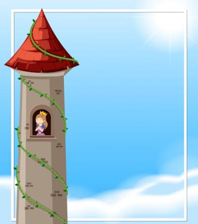 Princess in Tower Scene – Free Download Free Stock Photo