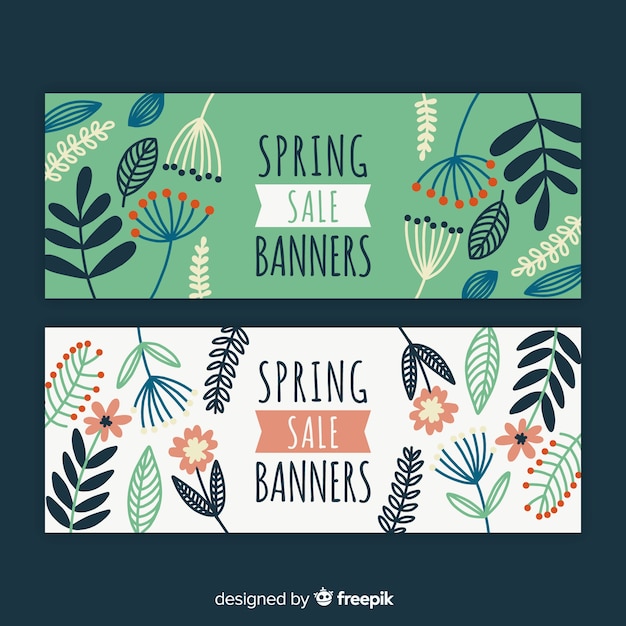 Spring Sale Banners – Download Free Stock Photo