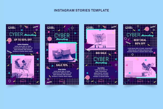 Cyber Monday Instagram Stories Collection – Free to Download