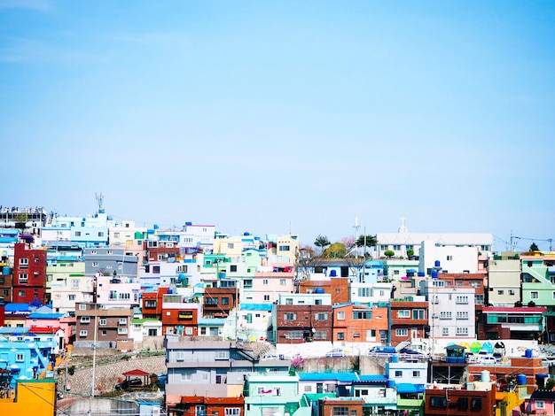 Colorful Houses in Busan, South Korea – Free Download