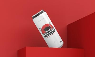 Drink Packaging Mockup – Free to Download