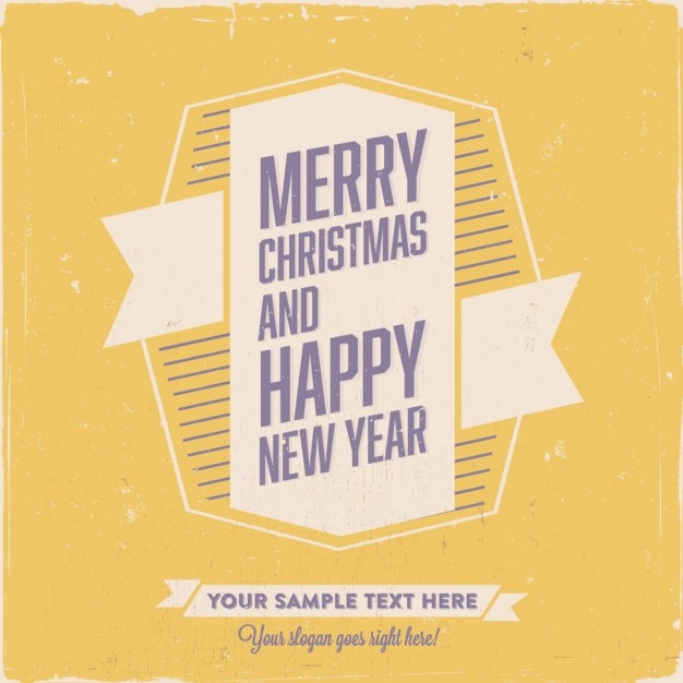 Christmas Lettering on a Yellow Background – Free Stock Photo Download