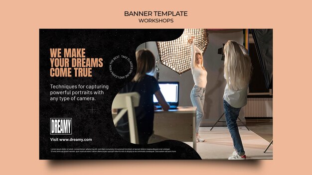 Professional Workshop and Class Banner Template – Free Download