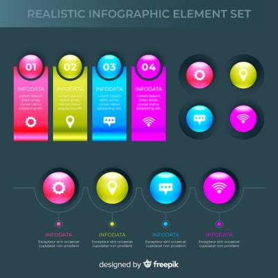 Collection of Infographic Elements for Your Projects – Free Download