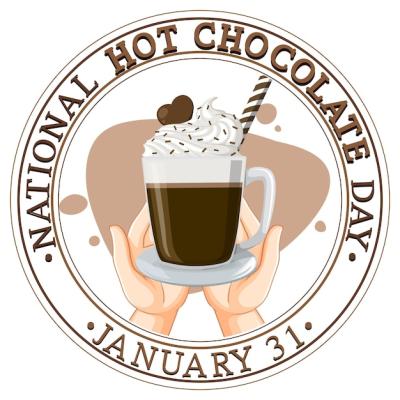 National Hot Chocolate Day Banner Design – Free Download