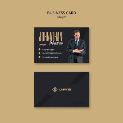 Flat Design Lawyer Career Template – Free to Download