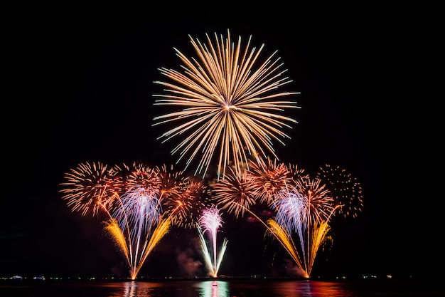 Firework Festival in Thailand – Free Stock Photo for Download