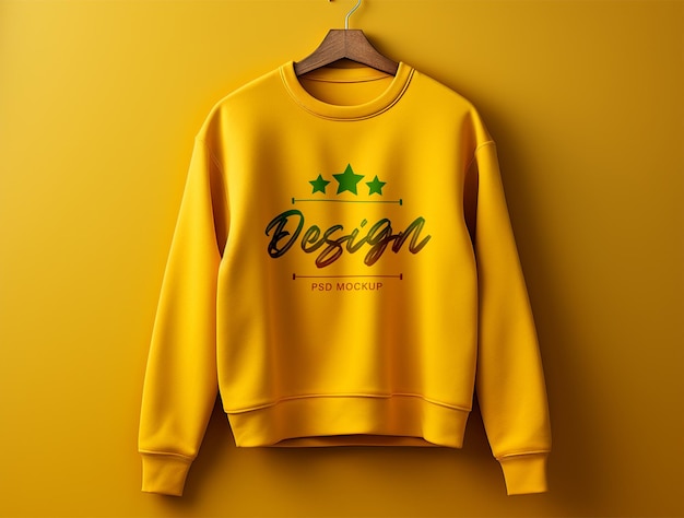 Sweatshirt Mockup Design PSD Template – Free to Download