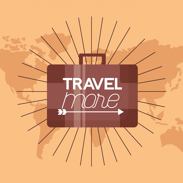 Travel More Poster Illustration – Free Download