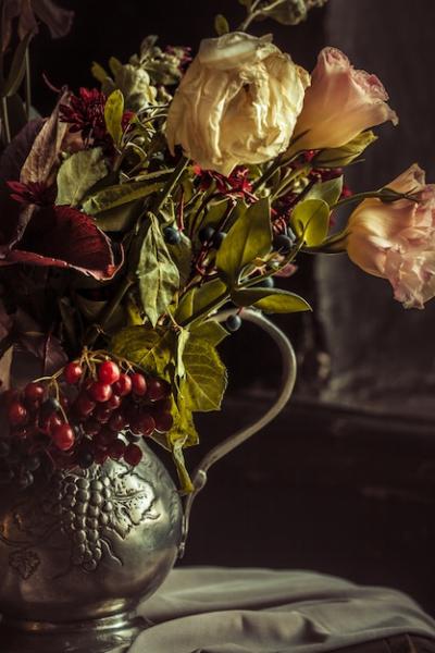 Beautiful Autumn Flowers Still Life – Free Download