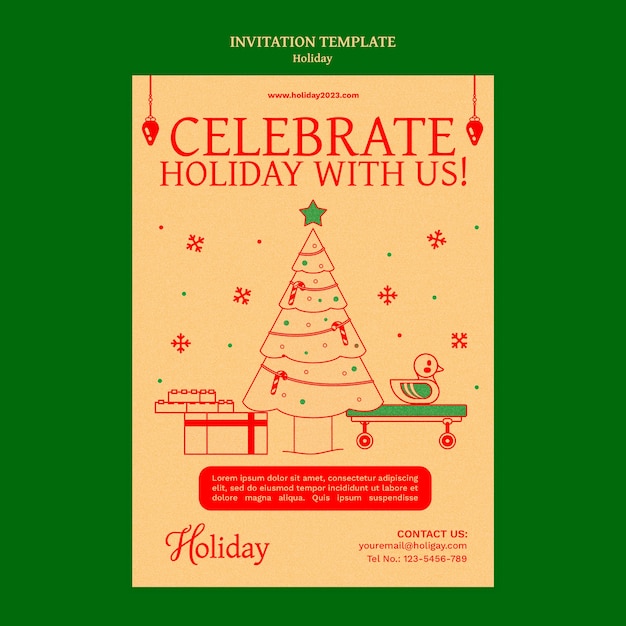 Creative Holiday Template Design – Download Free Stock Photos