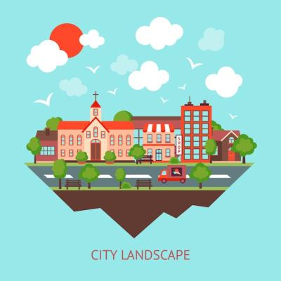 City Scape Background – Free Download, Free Stock Photo