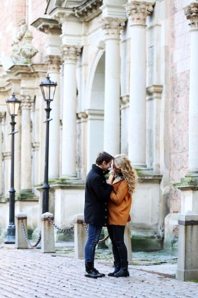 Beautiful Couple on the Street – Free Stock Photo for Download