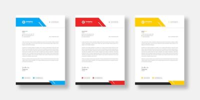 Modern Business Letterhead Template – Free Download